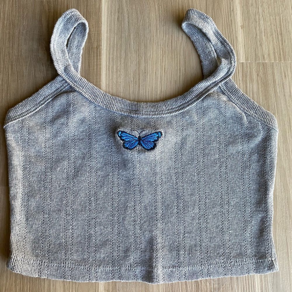 butterfly crop top